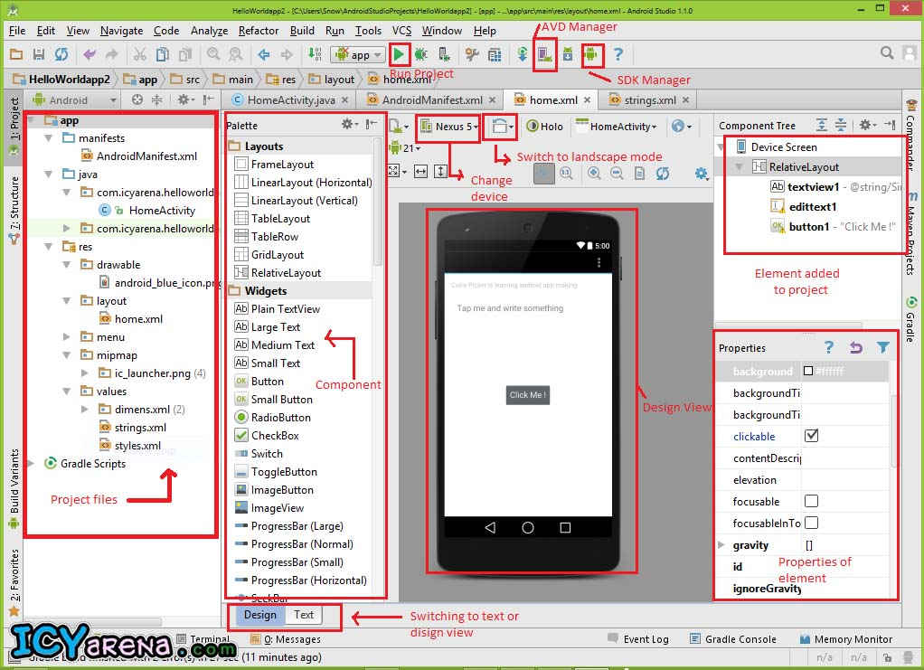 Get introduced with Android Studio 